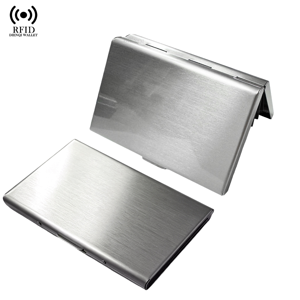 Index Card Holder - Картхолдер RFID из алюминия, металлический, для