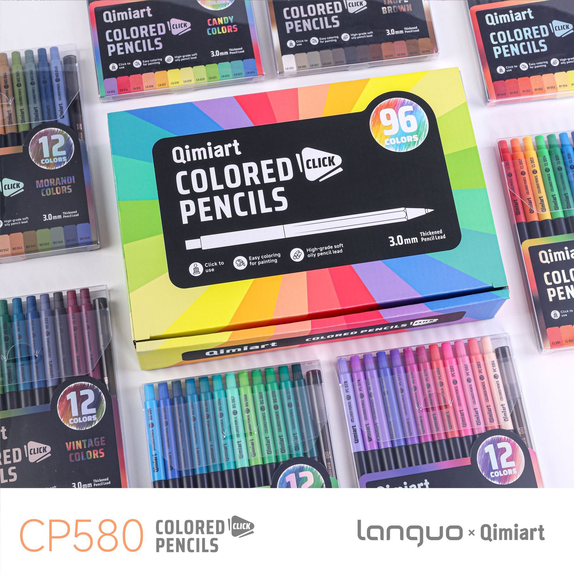 Набор из 96 выдвижных цветных  – обзор и цена Staedtler Pencil Lumocolor