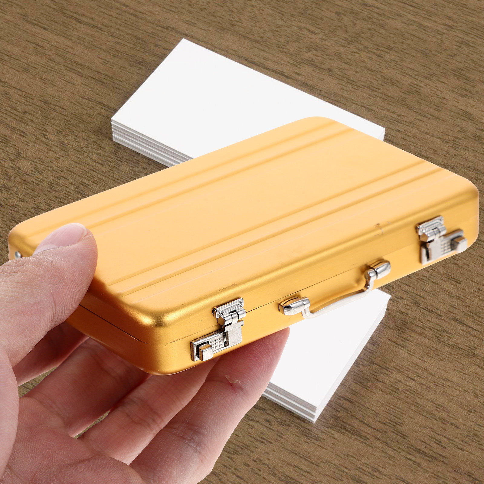 Коробка для визиток из алюмини – обзор и цена Card Index Box